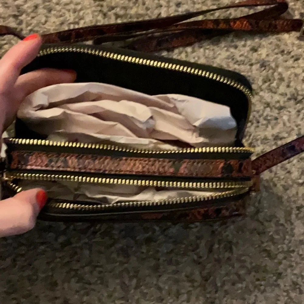 NWT Ted Baker Snakeskin Crossbody bag